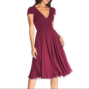 Dress the population Corey dress in magenta